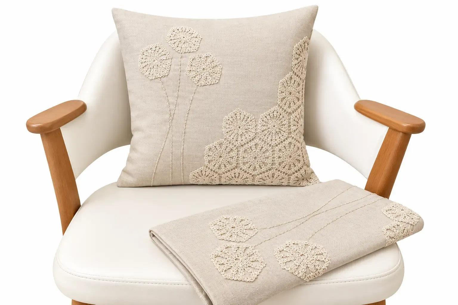 Floral Crochet Embroidery