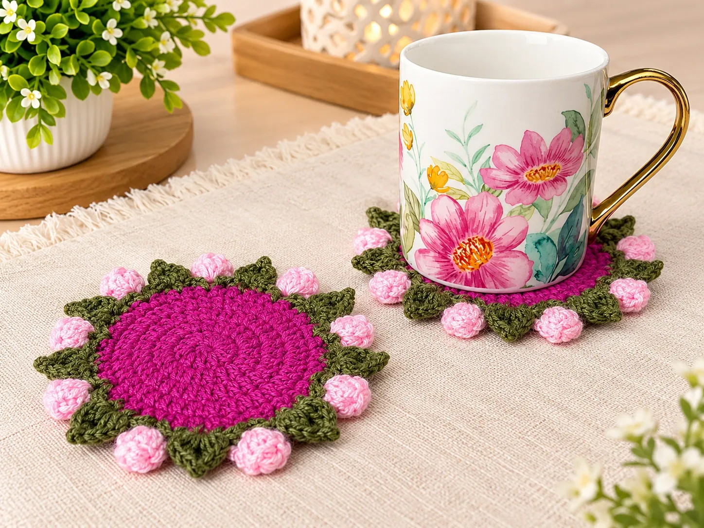 Pink & Green