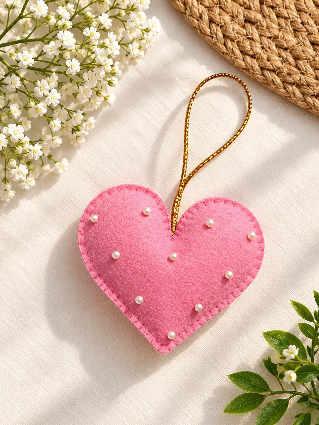 Pink Pearl Heart